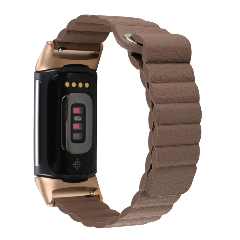 Super sympathisch Fitbit Charge 5 Echtes Leder armband