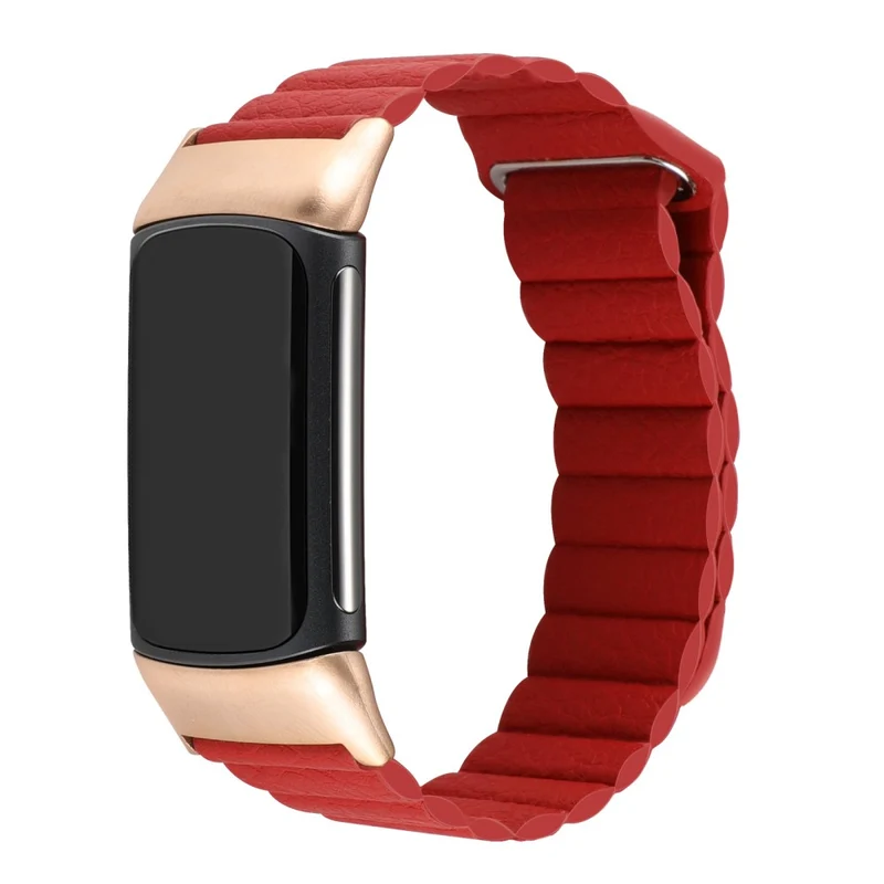 Super sympathisch Fitbit Charge 5 Echtes Leder armband