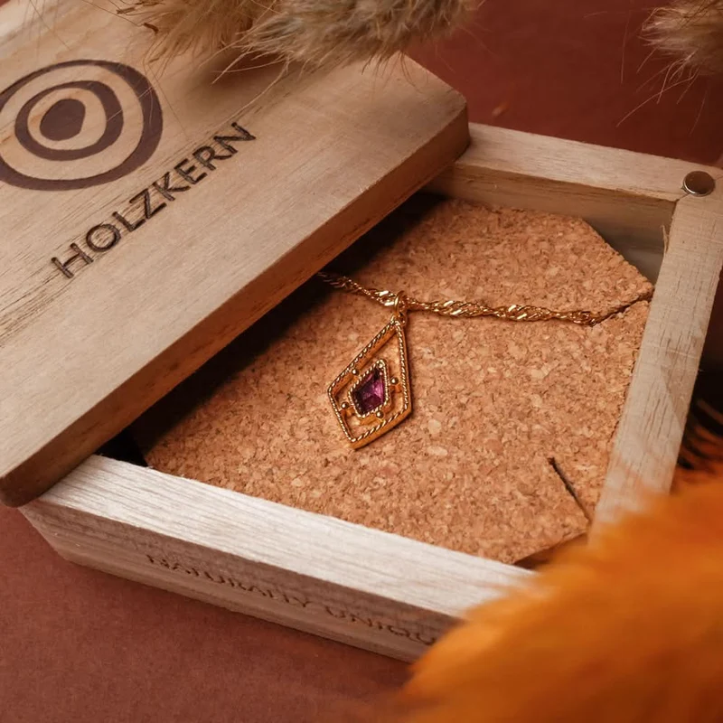 Daydreamer Halskette mit Anhänger - Holzkern Modell: Jewelry