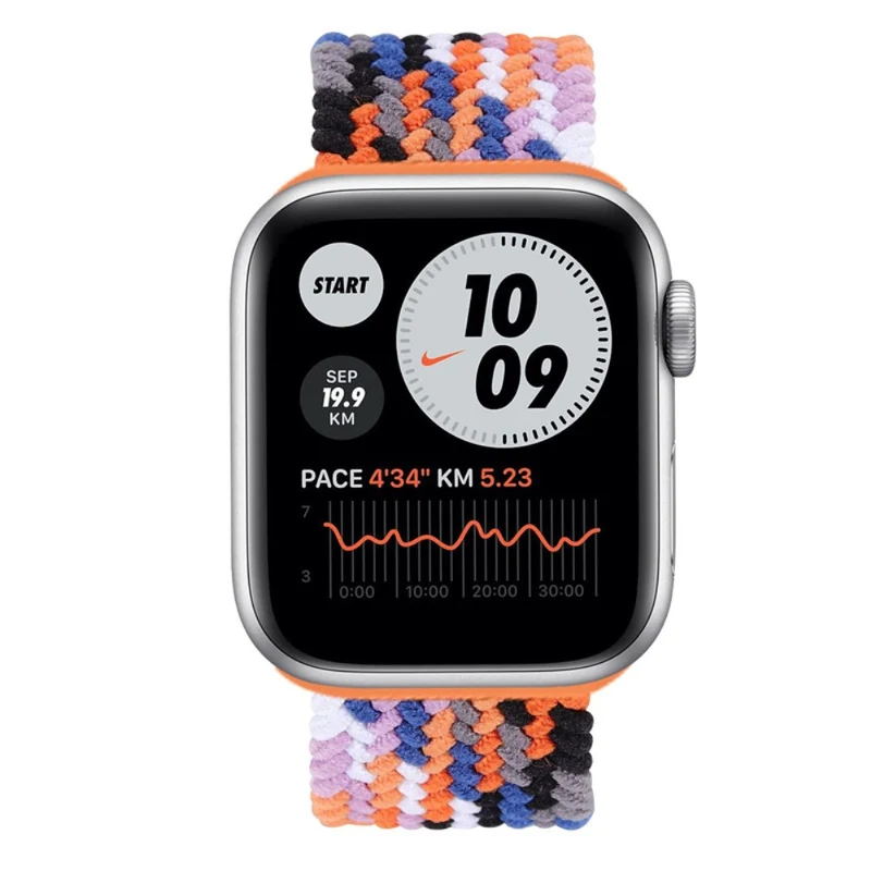 Auffallend nett Universell Apple Textil / Nylon armband - Größe: L