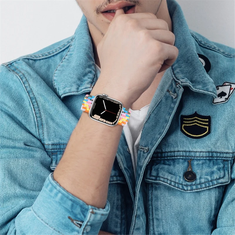 Auffallend nett Universell Apple Textil / Nylon armband - Größe: L