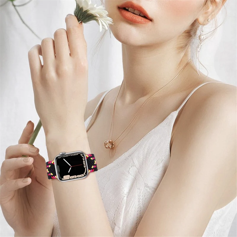 Auffallend nett Universell Apple Textil / Nylon armband - Größe: L