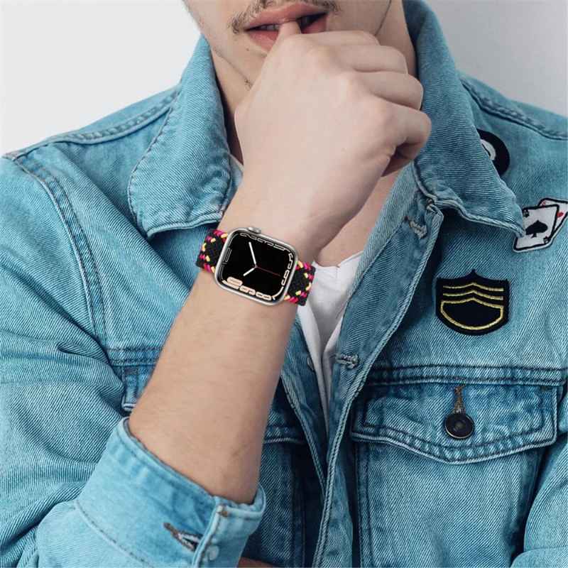 Auffallend nett Universell Apple Textil / Nylon armband - Größe: L