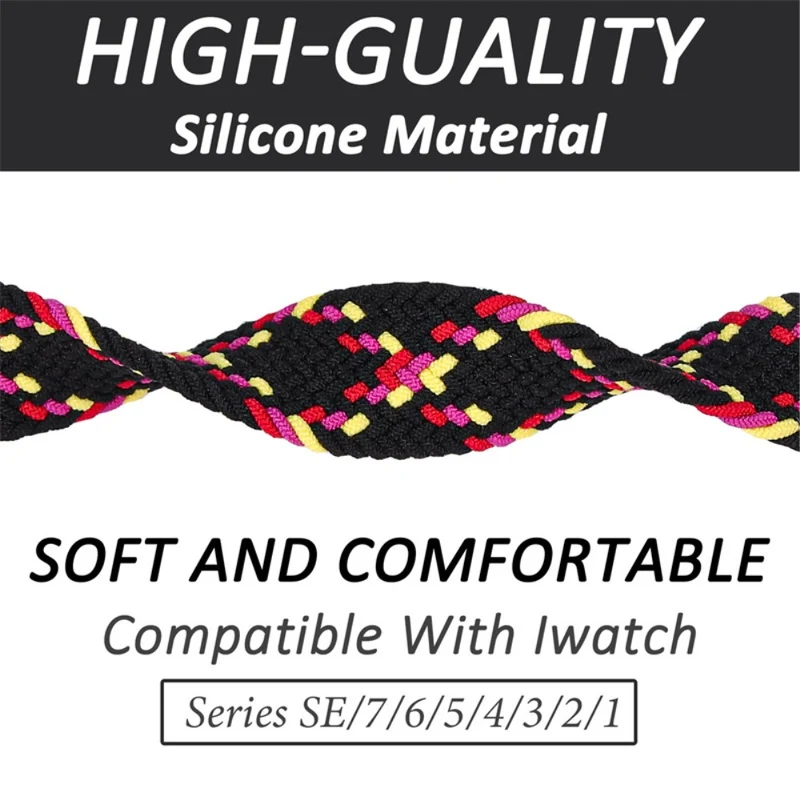 Auffallend nett Universell Apple Textil / Nylon armband - Größe: L