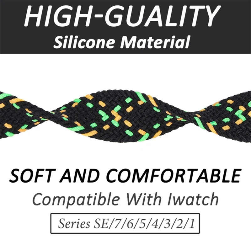 Auffallend nett Universell Apple Textil / Nylon armband - Größe: L