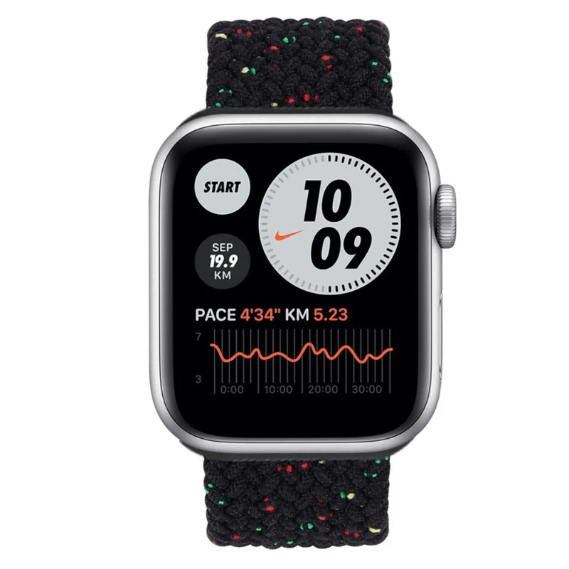 Auffallend nett Universell Apple Textil / Nylon armband - Größe: L