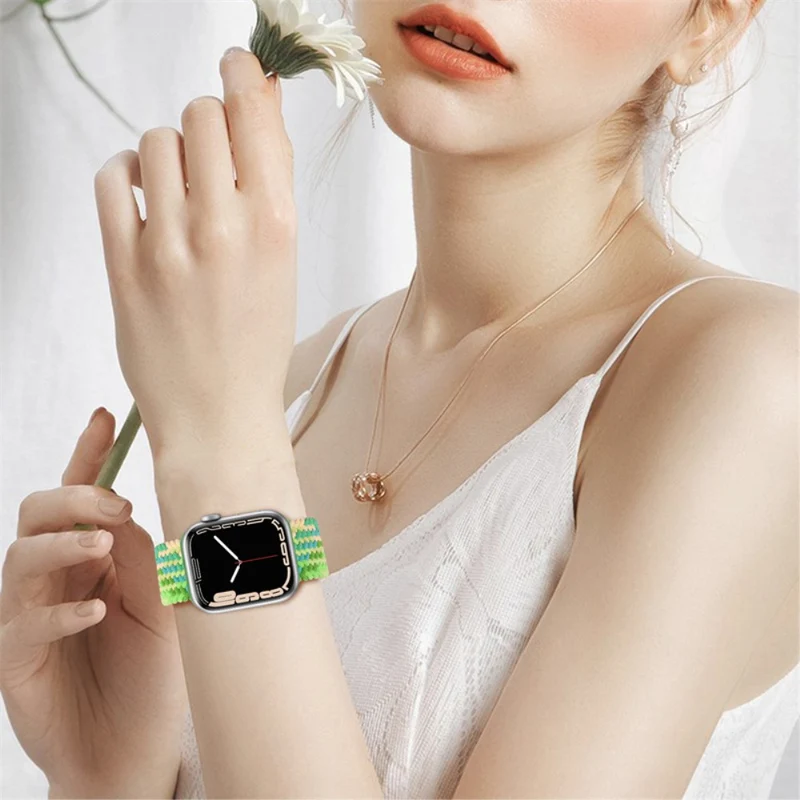 Auffallend nett Universell Apple Textil / Nylon armband - Größe: L