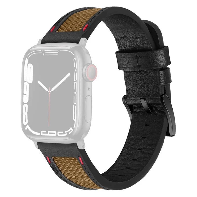 Universell Apple Echtes Leder und Textil / Nylon armband