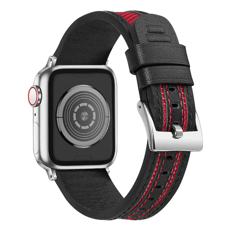 Universell Apple Echtes Leder und Textil / Nylon armband