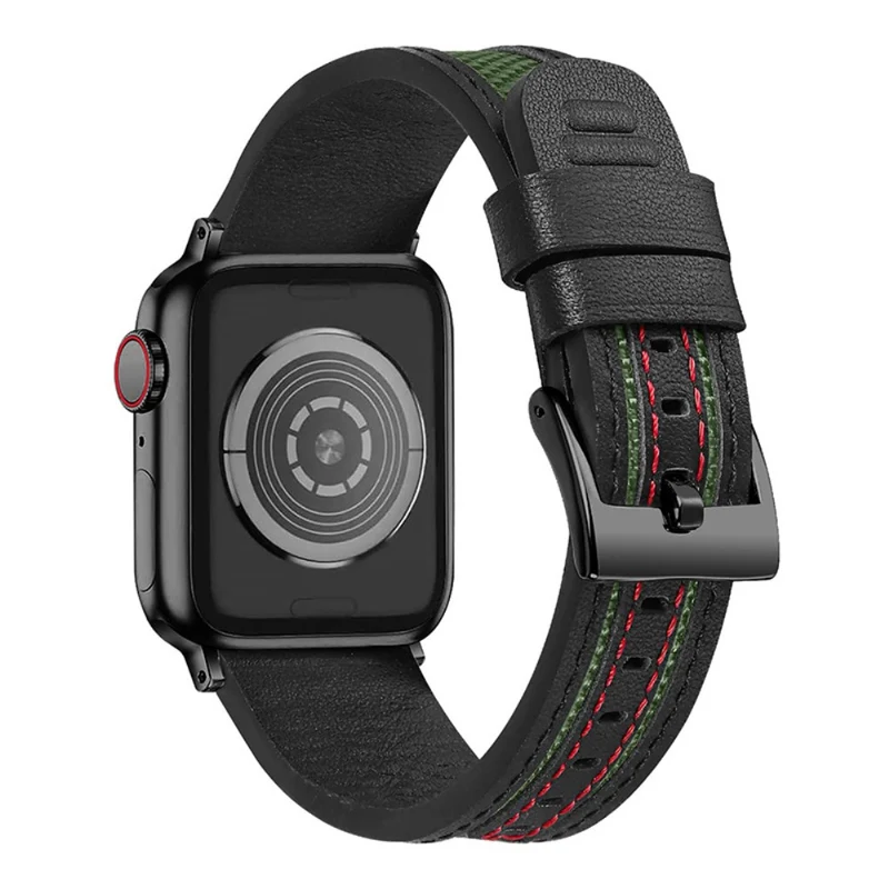 Universell Apple Echtes Leder und Textil / Nylon armband