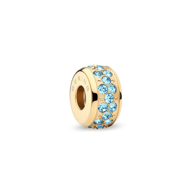 Charm aus Edelstahl mit Steinen besetzt - Bering Jewelry Modell: Glow-4