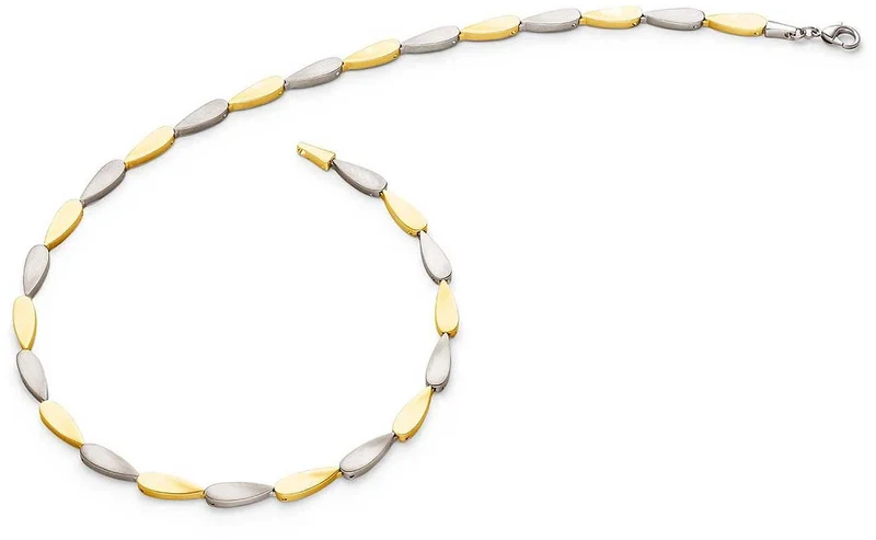 Collier bicolor aus Reintitan - Boccia Jewelry Modell: 08068-02
