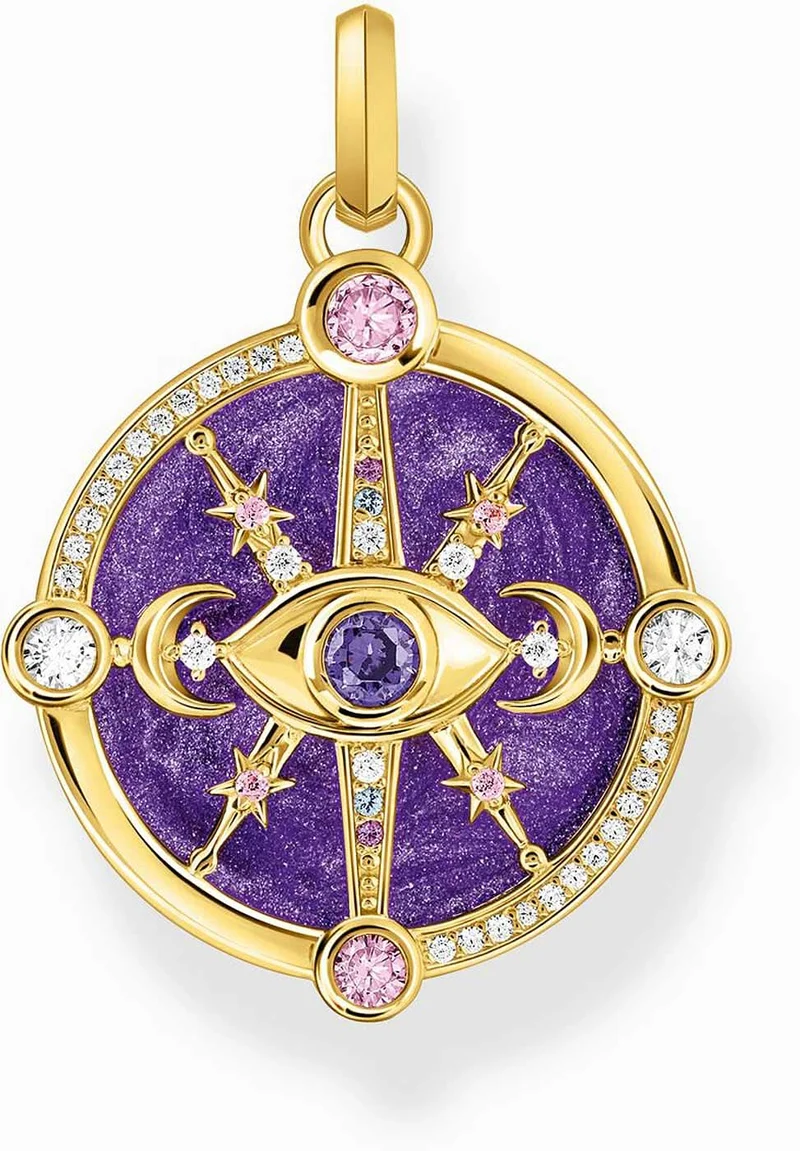 Ketten Anhänger mit Auge und kosmischen Details - Thomas Sabo Modell: PE956-473-13