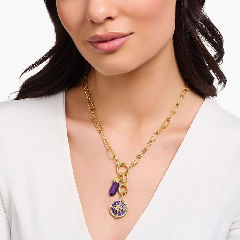 Ketten Anhänger mit Auge und kosmischen Details - Thomas Sabo Modell: PE956-473-13