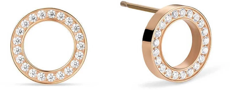 Runde Ohrstecker mit Steinchen besetzt - Bering Jewelry Modell: 718-37-05