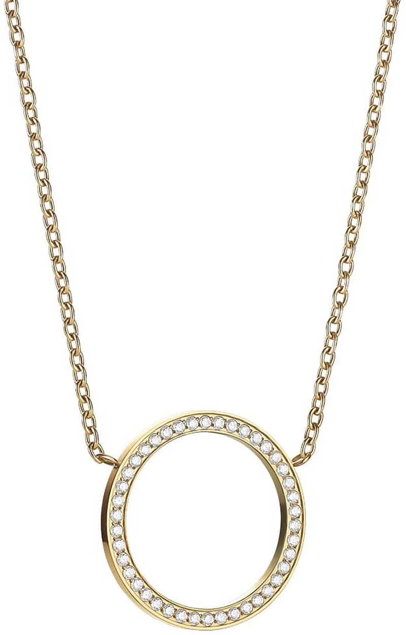 Halskette aus Edelstahl mit rundem Anhänger - Bering Jewelry Modell: 434-27-450