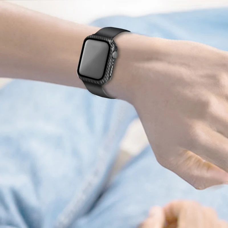 Apple Smartwatch Plastik und Gehärtetes Glas Universell Displayschutz