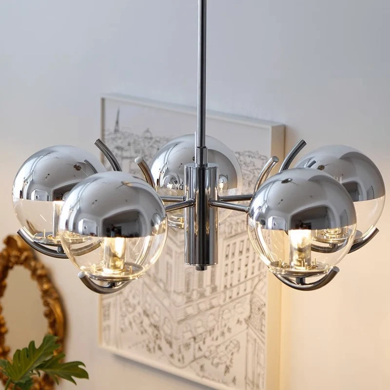Moderne Geometrische Globus Pendelleuchte