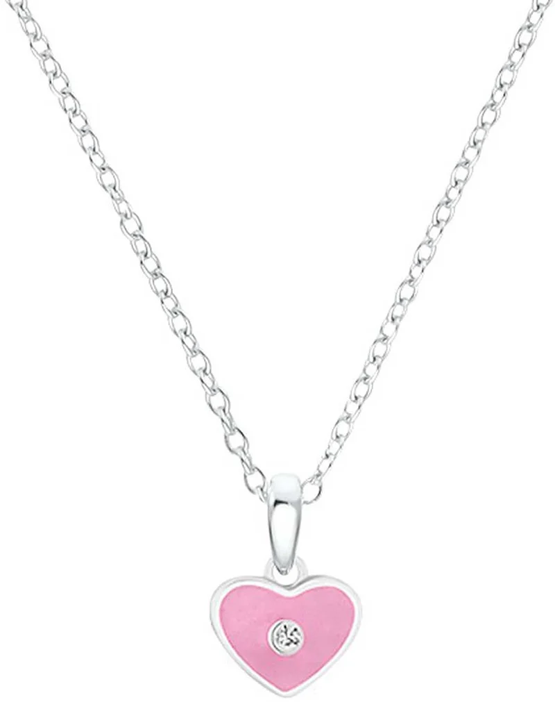 Prinzessin Lillifee 2035981 Halskette mit pinkem Herz und Steinchen