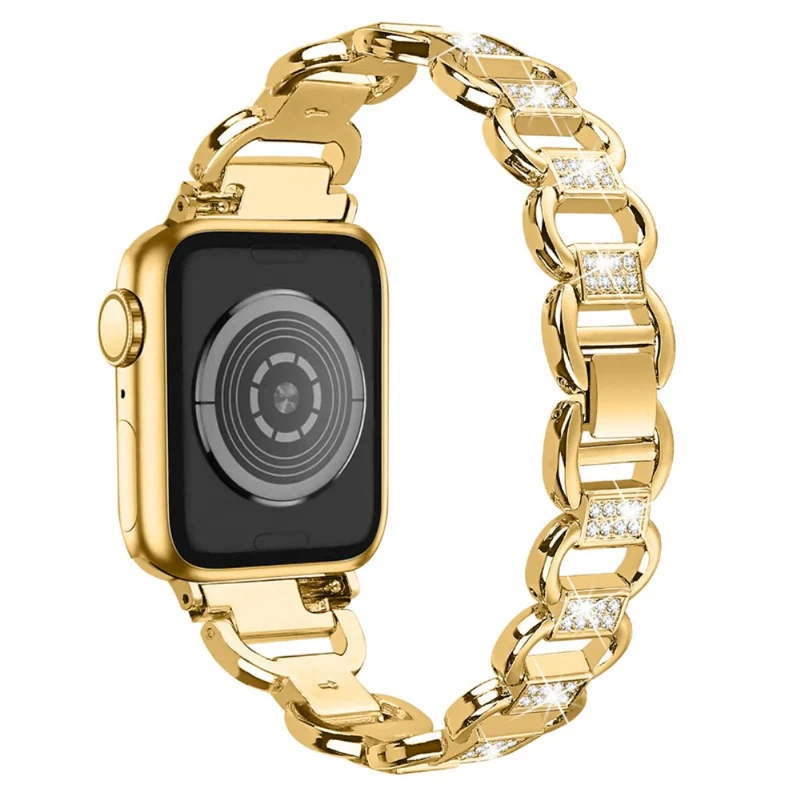 Dauerhaft Universell Apple Metall und Strass armband