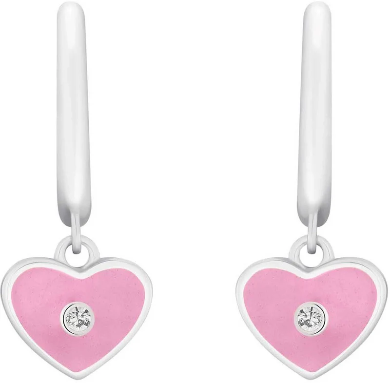 Prinzessin Lillifee 2035982 Ohrhänger mit Herzen und Steinchen