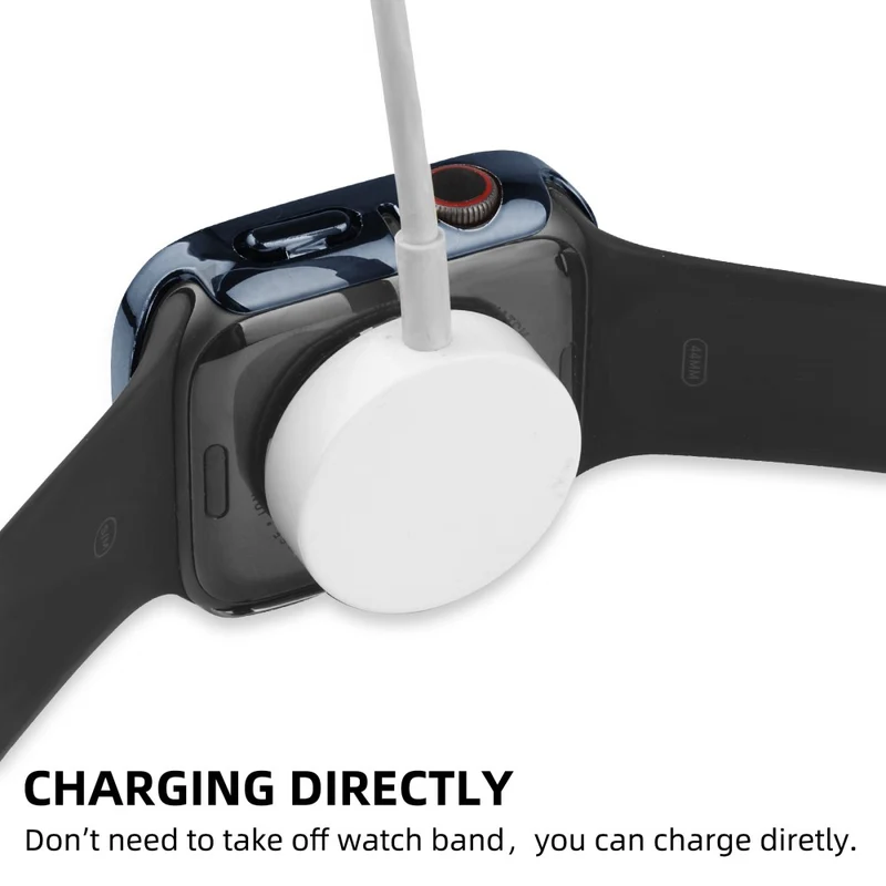 Super Stylisch Apple Watch Series 8 (41mm) / Apple Watch Series 7 41mm Hülle mit Displayschutz in Plastik, Strass und Gehärtetes Glas