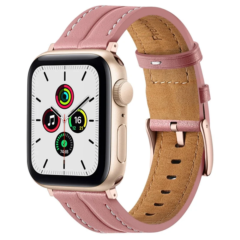 Unglaublich süß Universell Apple Echtes Leder armband