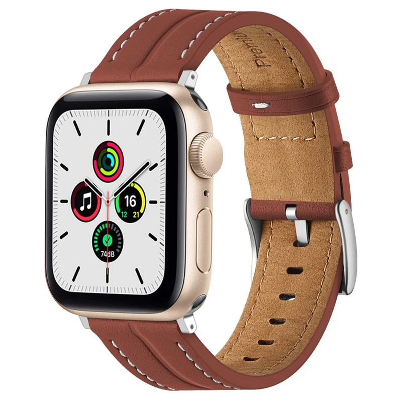 Unglaublich süß Universell Apple Echtes Leder armband