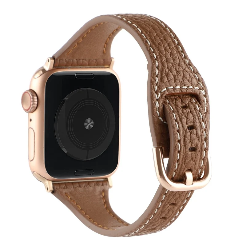 Sehr haltbar Universell Apple Echtes Leder armband