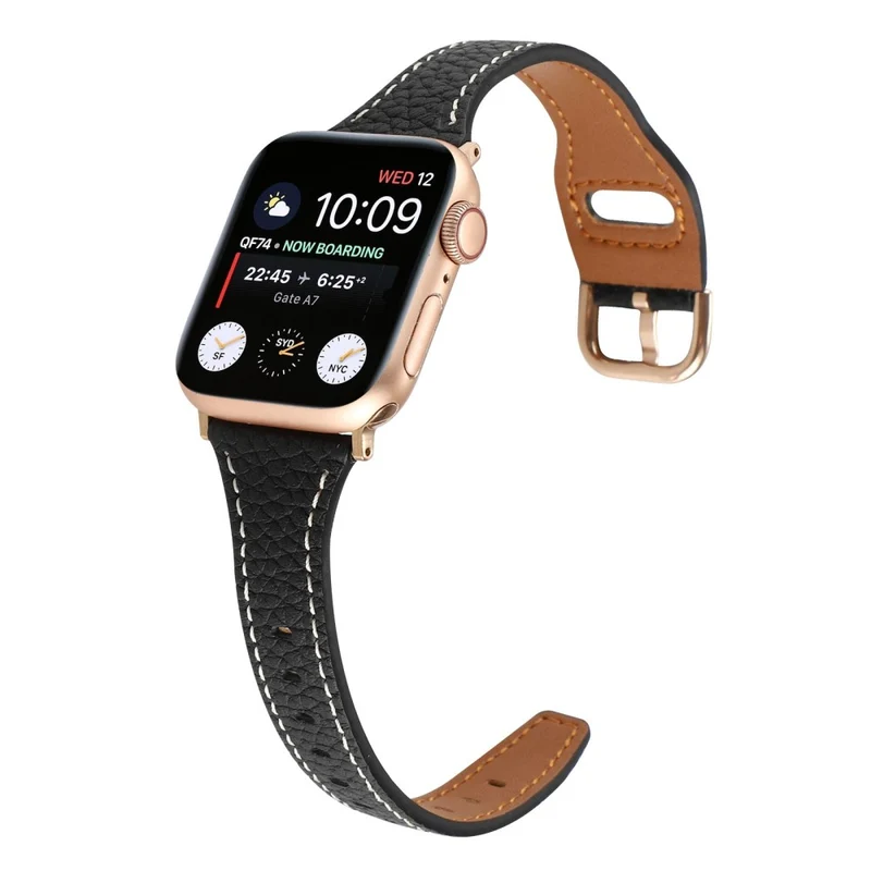 Sehr haltbar Universell Apple Echtes Leder armband