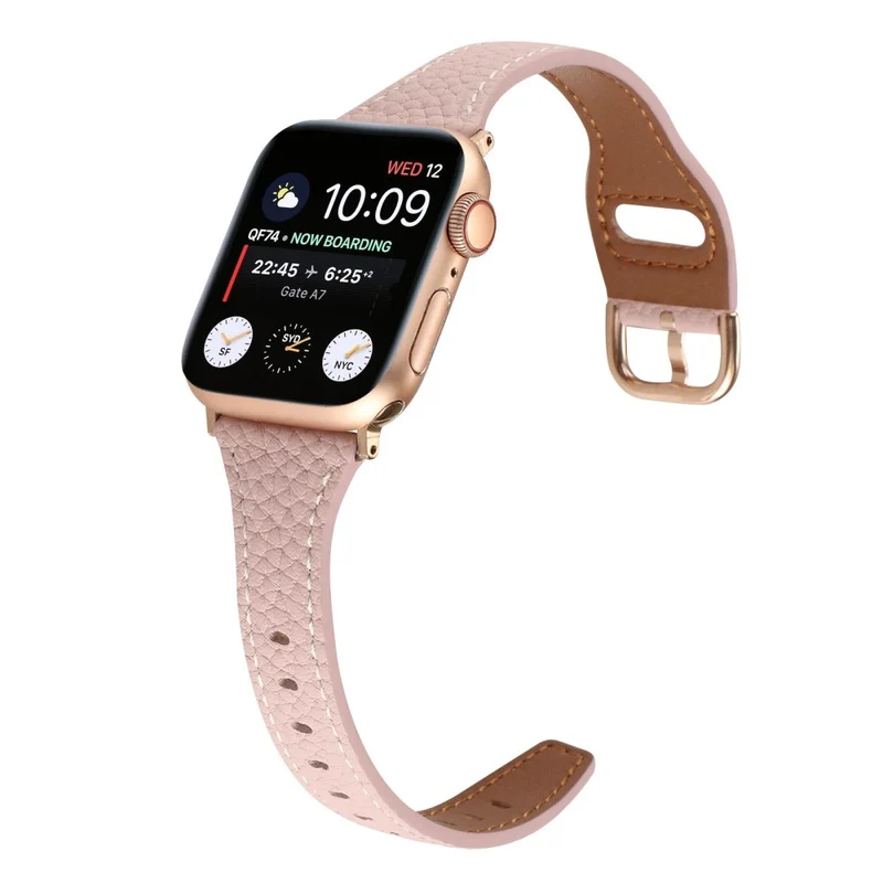 Sehr haltbar Universell Apple Echtes Leder armband