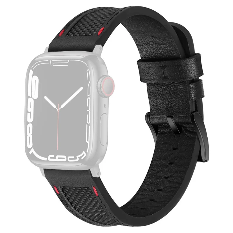 Universell Apple Echtes Leder und Textil / Nylon armband