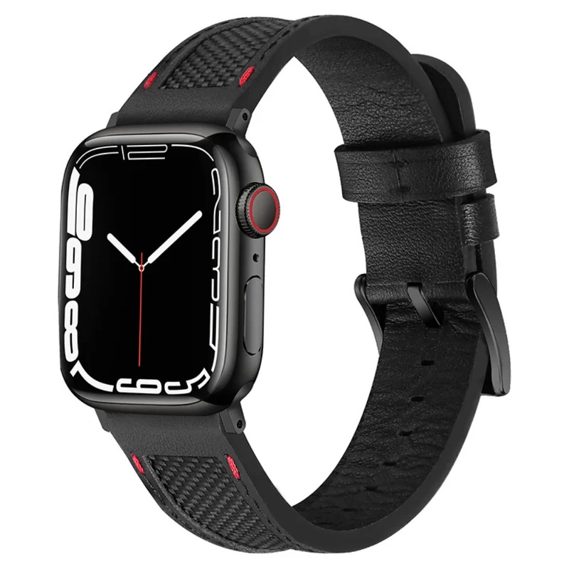 Universell Apple Echtes Leder und Textil / Nylon armband