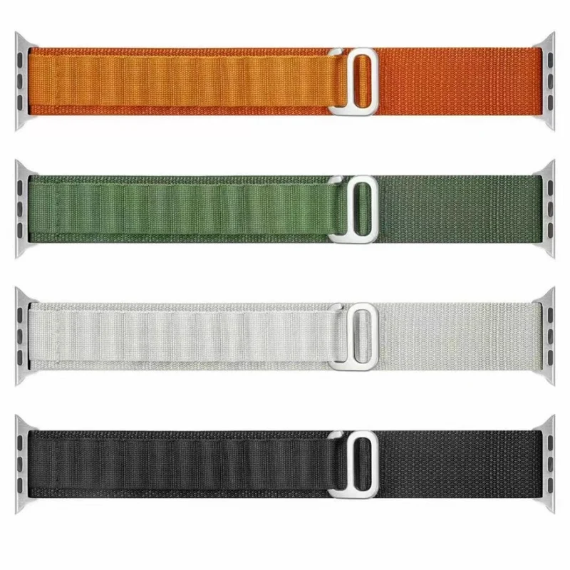 Mega sympathisch Universell Apple Textil / Nylon armband - Größe: M