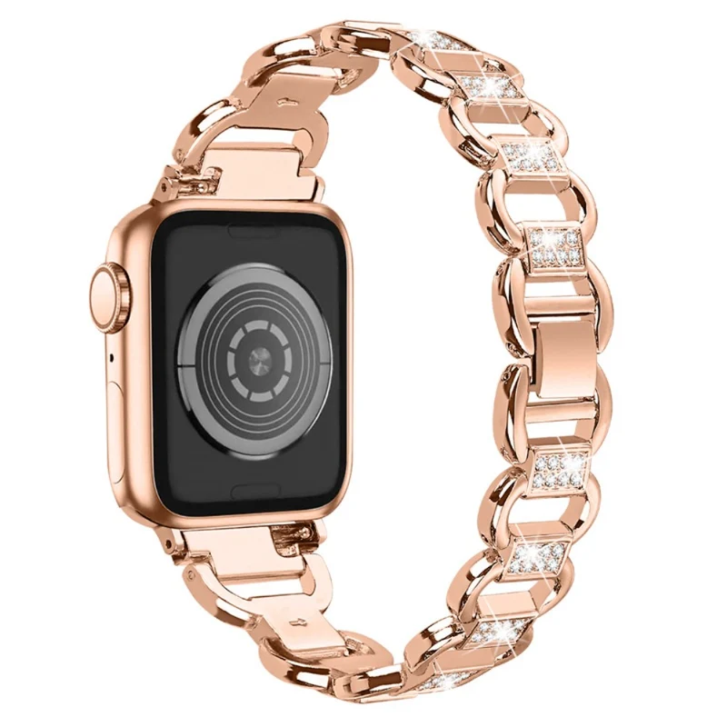 Absolut elegant Universell Apple Metall und Strass armband