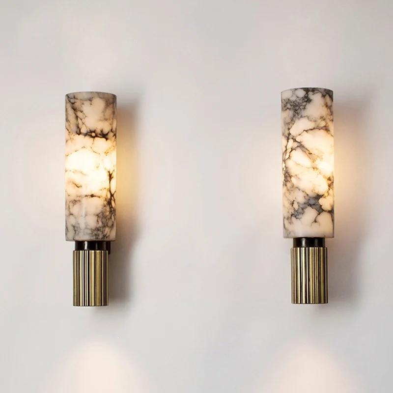 Luxuriöse Marmor Wandlampe