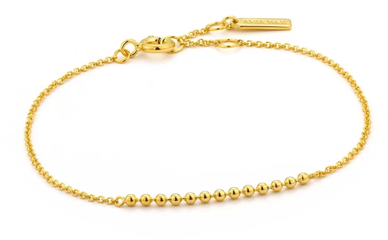 ANIA HAIE B002-01G Armband mit kleinen Kugeln