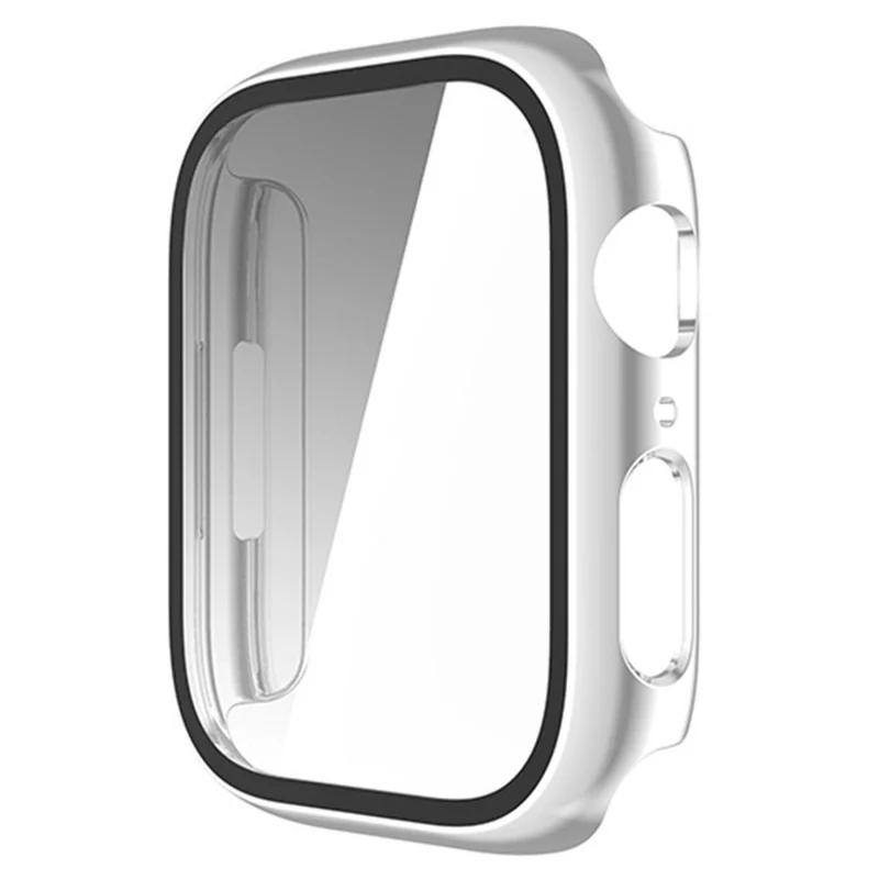 Absolut Stylisch Apple Watch Series 8 (41mm) / Apple Watch Series 7 41mm Hülle mit Displayschutz in Plastik und Gehärtetes Glas