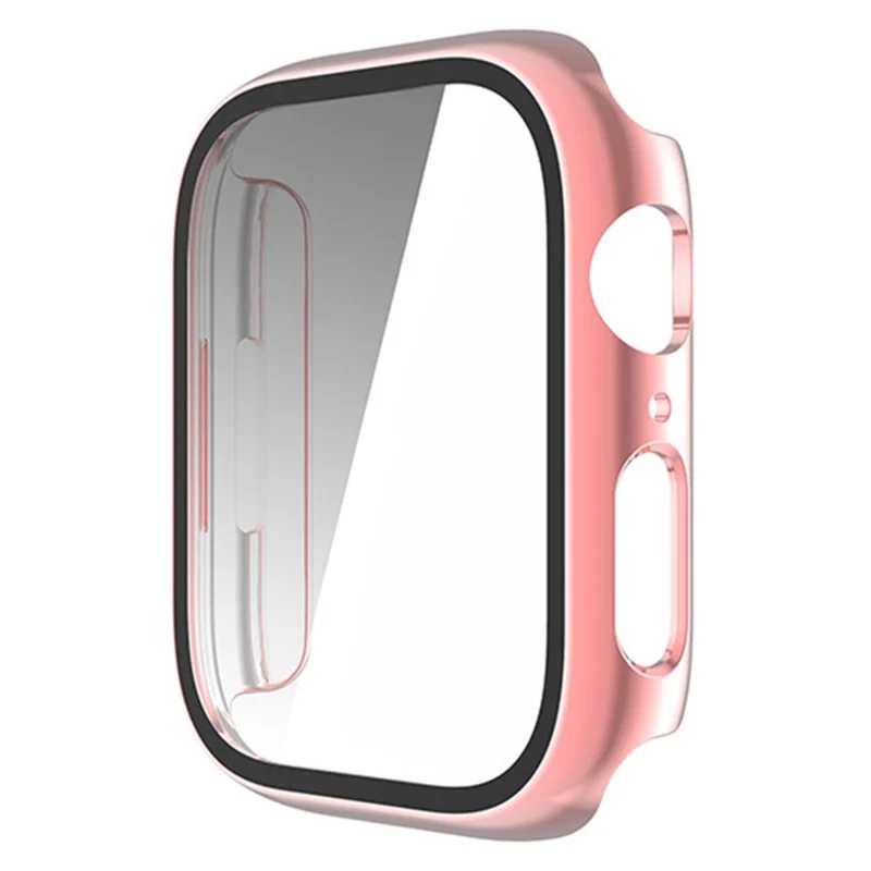 Absolut Stylisch Apple Watch Series 8 (41mm) / Apple Watch Series 7 41mm Hülle mit Displayschutz in Plastik und Gehärtetes Glas