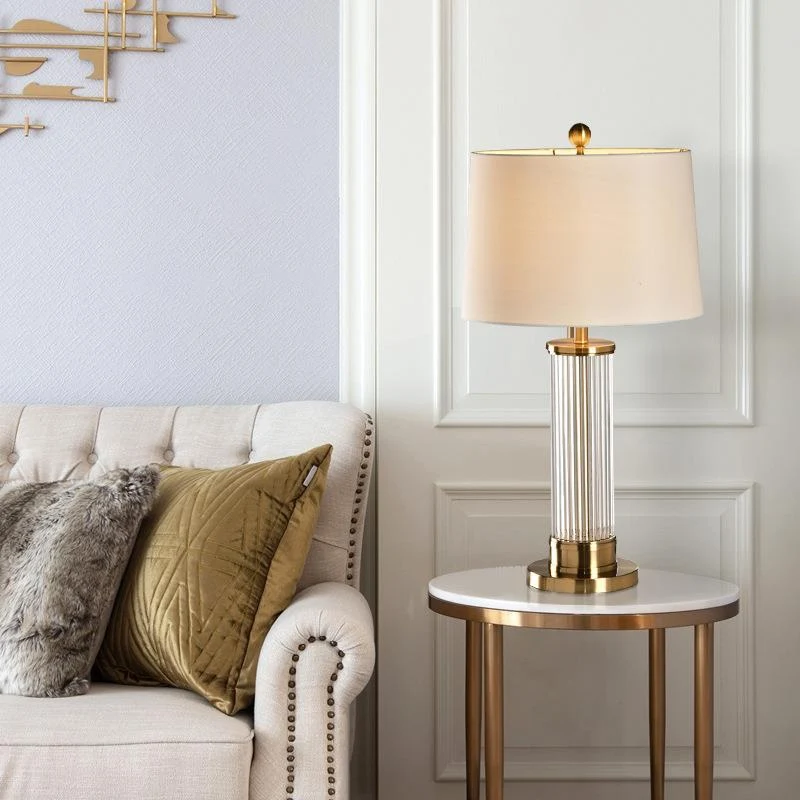 Elegante Kristall Tischlampe