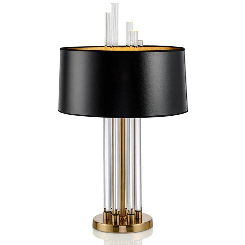 Elegante Kristallglas Tischlampe