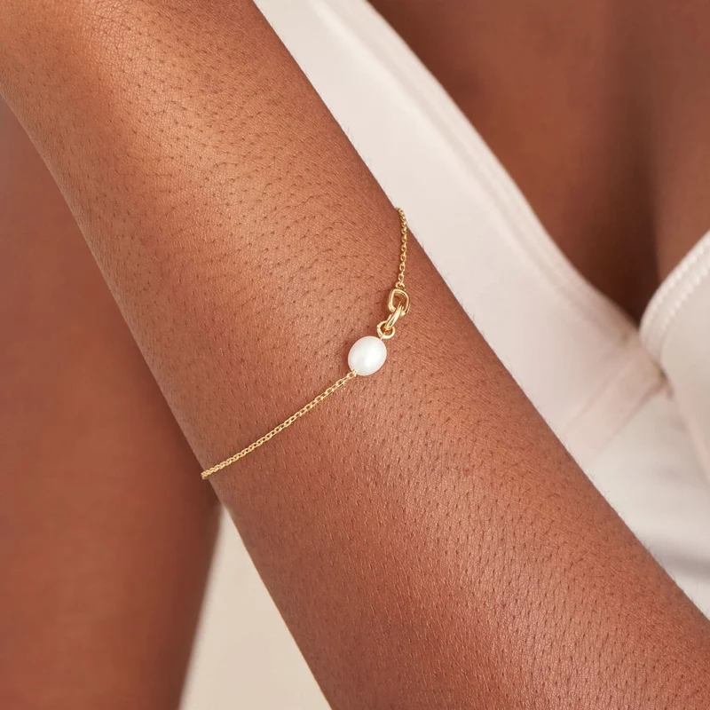ANIA HAIE B043-01G Armband mit Perlen Anhänger