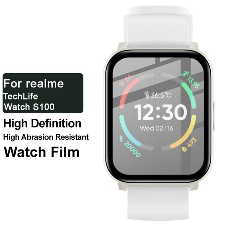 Realme TechLife Watch S100 Plastik Displayschutz