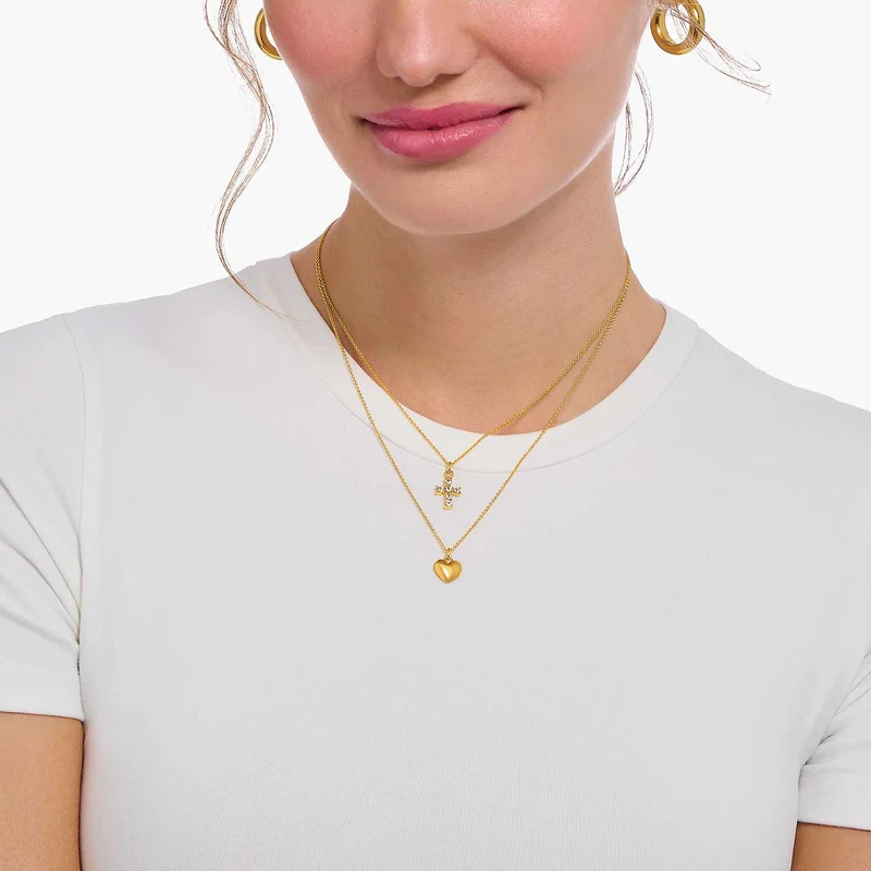 Halksette mit Herz Anhänger - Thomas Sabo Modell: KE2234-413-39