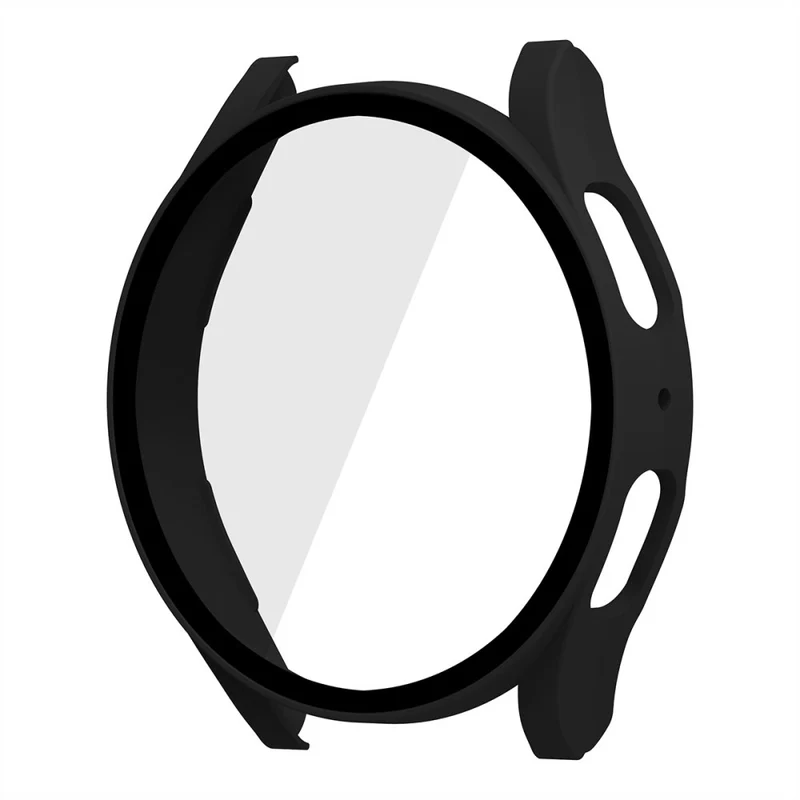 Absolut Modisch Samsung Galaxy Watch 5 (44mm) Hülle mit Displayschutz in Plastik und Gehärtetes Glas