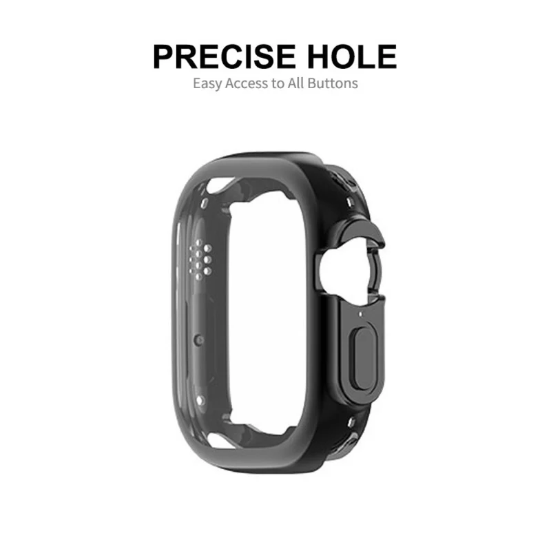 Mega Stylisch Apple Watch Ultra Hülle mit Displayschutz in Silikon / TPU