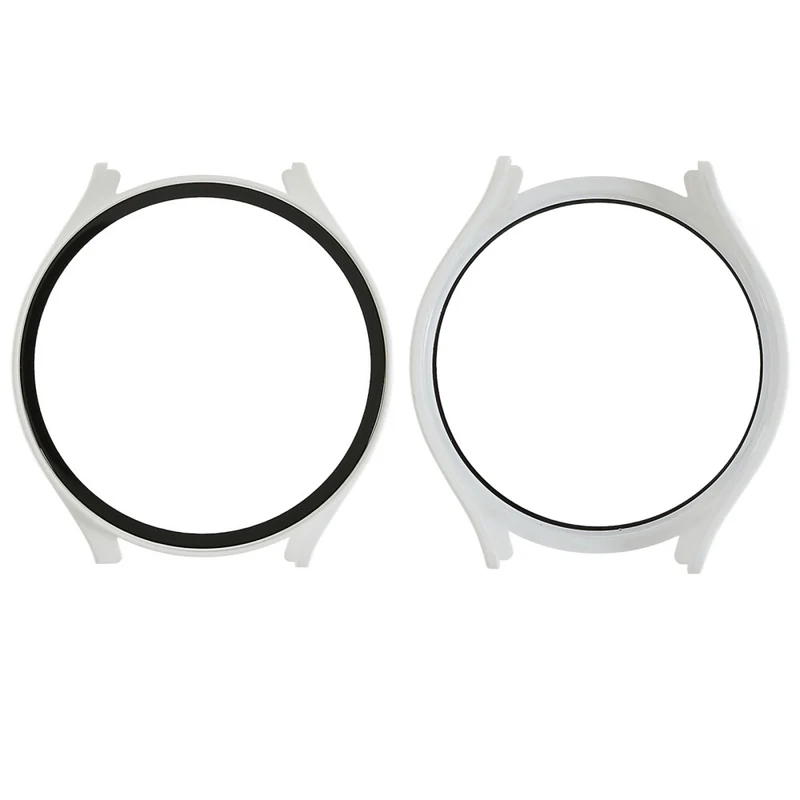 Mega Stylisch Samsung Galaxy Watch 5 (44mm) Hülle mit Displayschutz in Plastik und Gehärtetes Glas