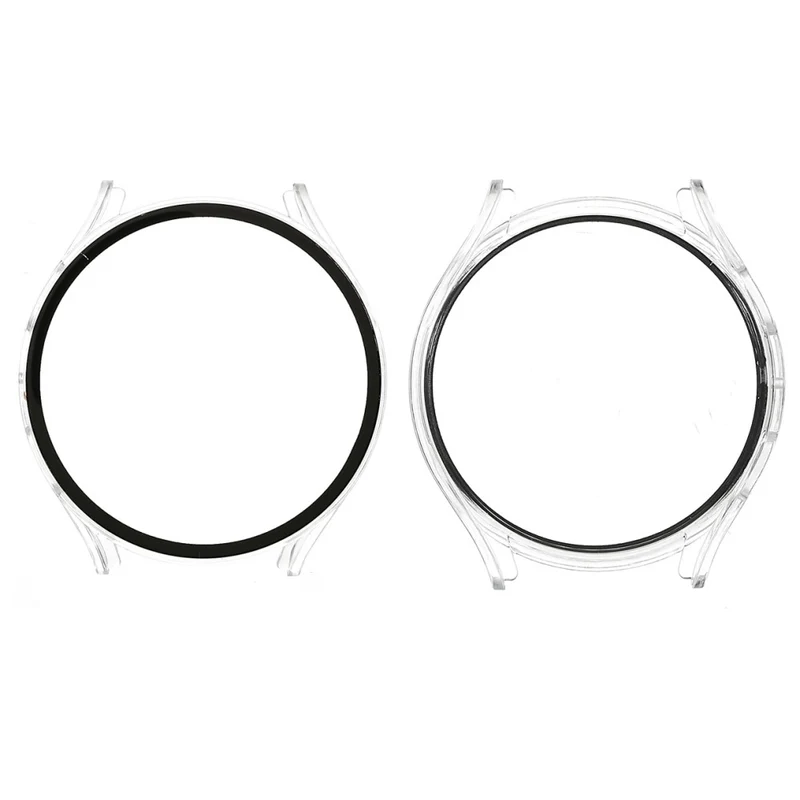 Mega Stylisch Samsung Galaxy Watch 5 (44mm) Hülle mit Displayschutz in Plastik und Gehärtetes Glas