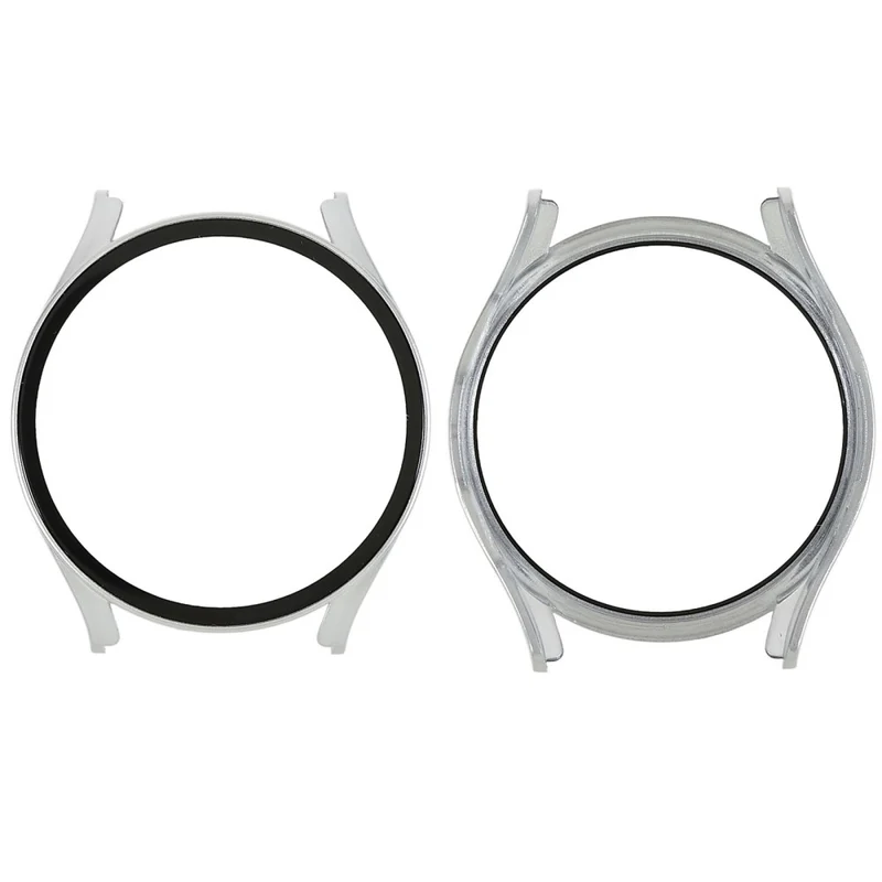 Auffallend Stilvoll Samsung Galaxy Watch 5 (40mm) Hülle mit Displayschutz in Plastik und Gehärtetes Glas