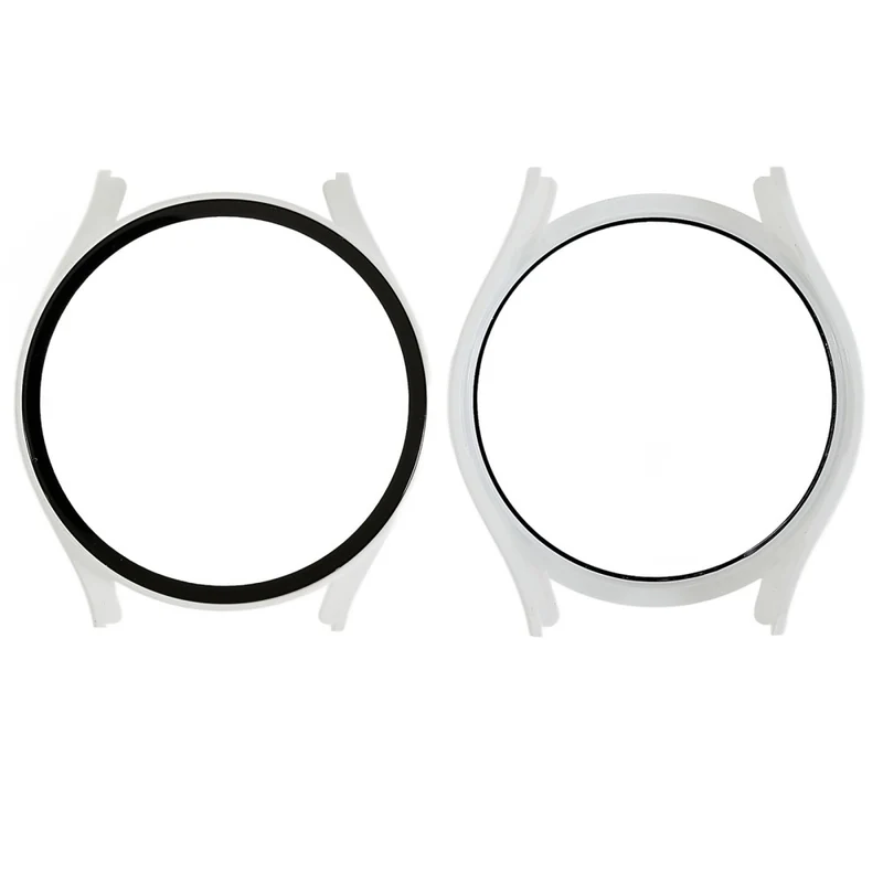 Auffallend Stilvoll Samsung Galaxy Watch 5 (40mm) Hülle mit Displayschutz in Plastik und Gehärtetes Glas